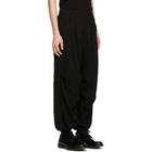 Yohji Yamamoto Black Water Repellent Cargo Pants