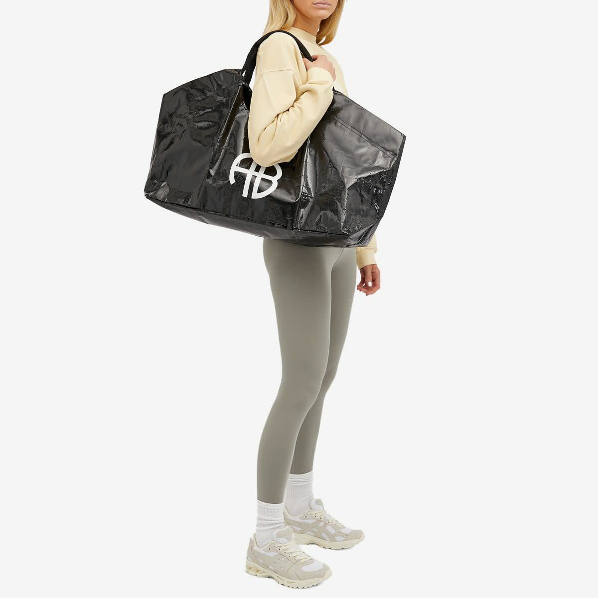 ANINE BING ブラック Drew Sport トートバッグ Anine Bing Women's Drew Sport Tote Bag in Black ANINE BING