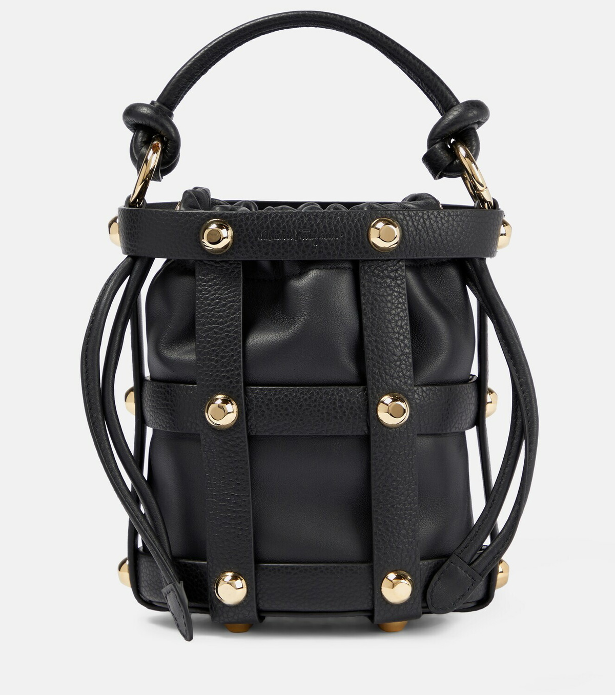 Ferragamo - Cage leather shoulder bag Salvatore Ferragamo
