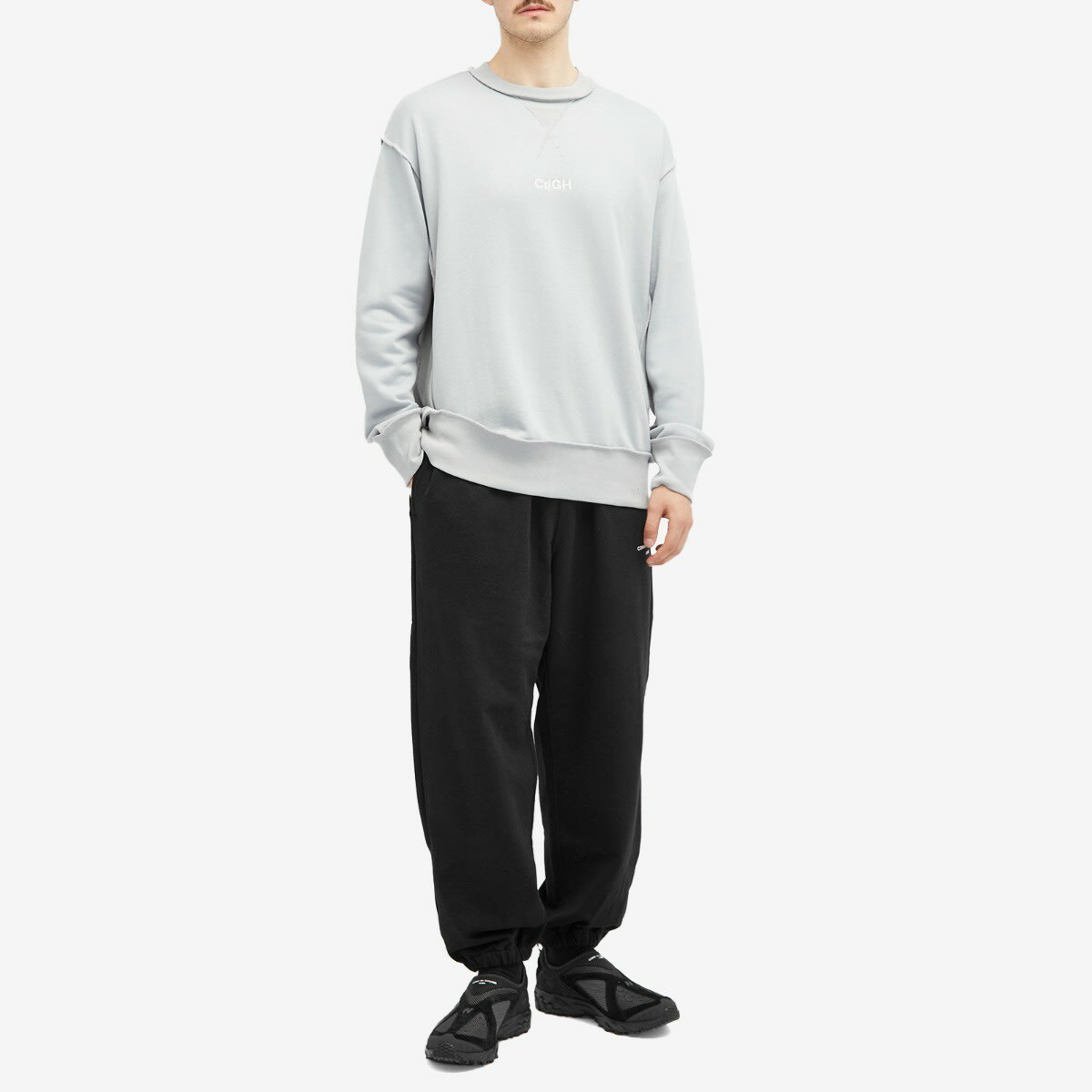 Comme des Garçons Homme Men's Logo Sweatpants in Black