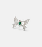 Yeprem Reign Supreme 18kt white gold ring with emerald and diamonds