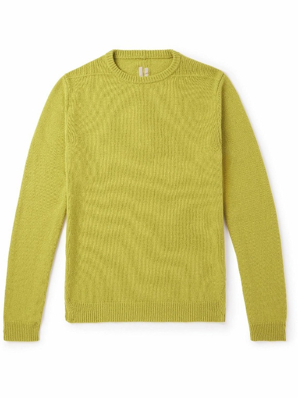 Photo: Rick Owens - Recycled-Cashmere and Wool-Blend Sweater - Green