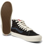Vans - OG SK8-Hi LX Leather-Trimmed Canvas and Suede High-Top Sneakers - Black