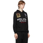 Moschino Black Rugby Polo Hoodie