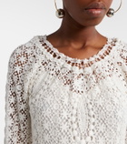 Isabel Marant Hayra cotton guipure lace maxi dress