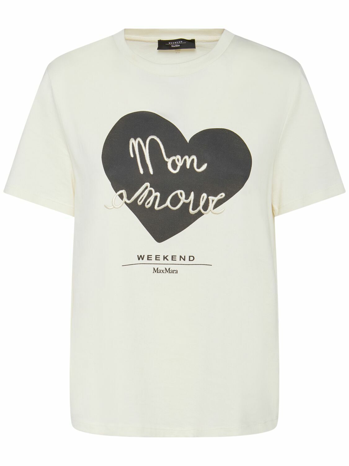 WEEKEND MAX MARA Vello Cotton Jersey T-shirt Weekend Max Mara