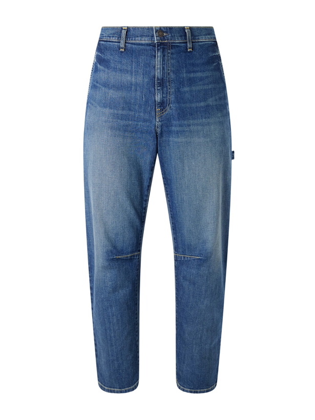 Photo: Nili Lotan - Carpenter Straight-Leg Cropped Jeans - Blue