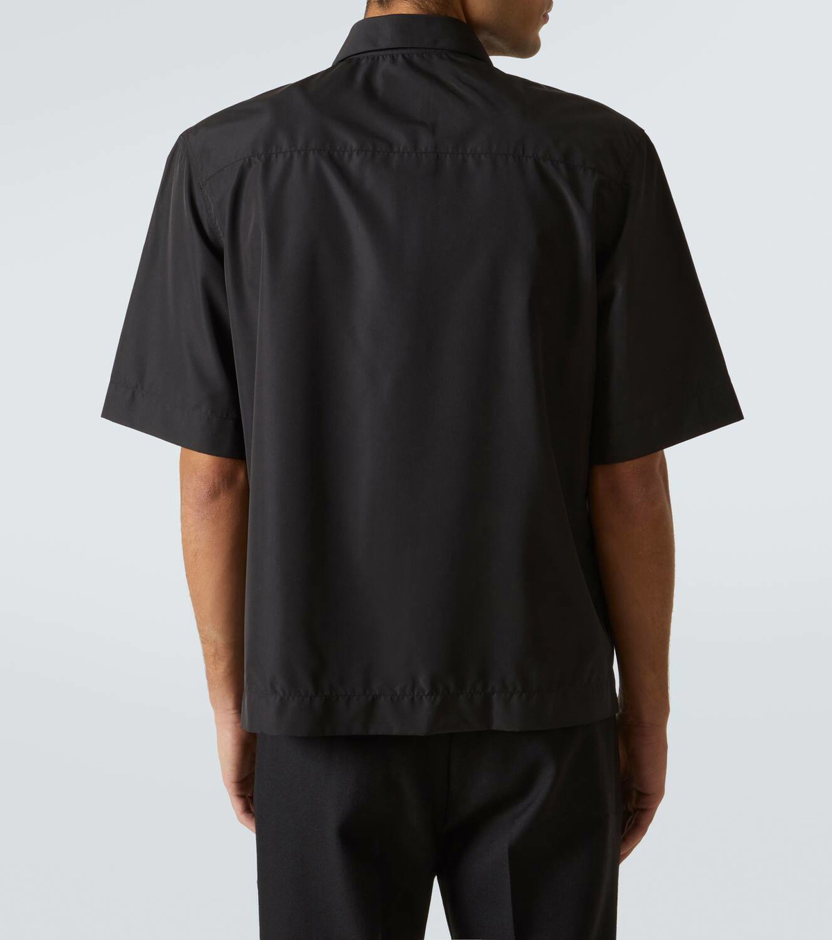 Givenchy 4G zip-up bowling shirt