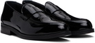 Ernest W. Baker Black Leather Loafers