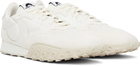 Marine Serre White Suede Leather MS Rise Sneakers