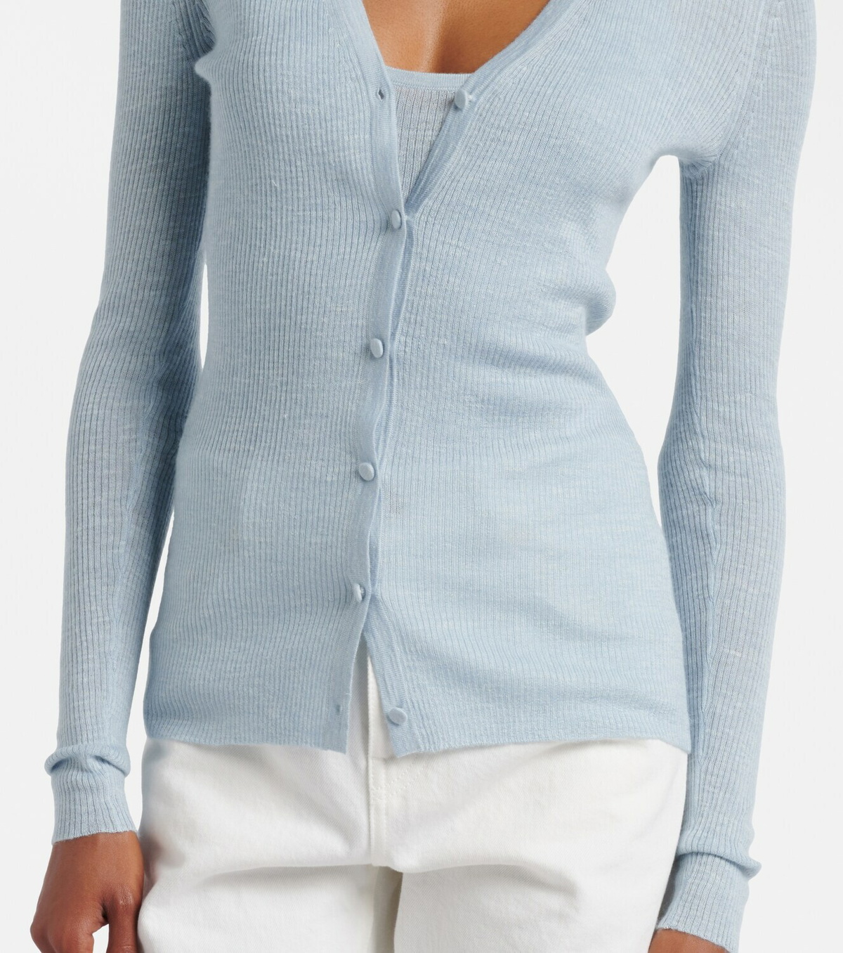 Gabriela Hearst Aiste cashmere, silk, and hemp cardigan