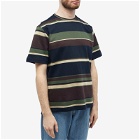 Oliver Spencer Men's Stripe Box T-Shirt in Multi