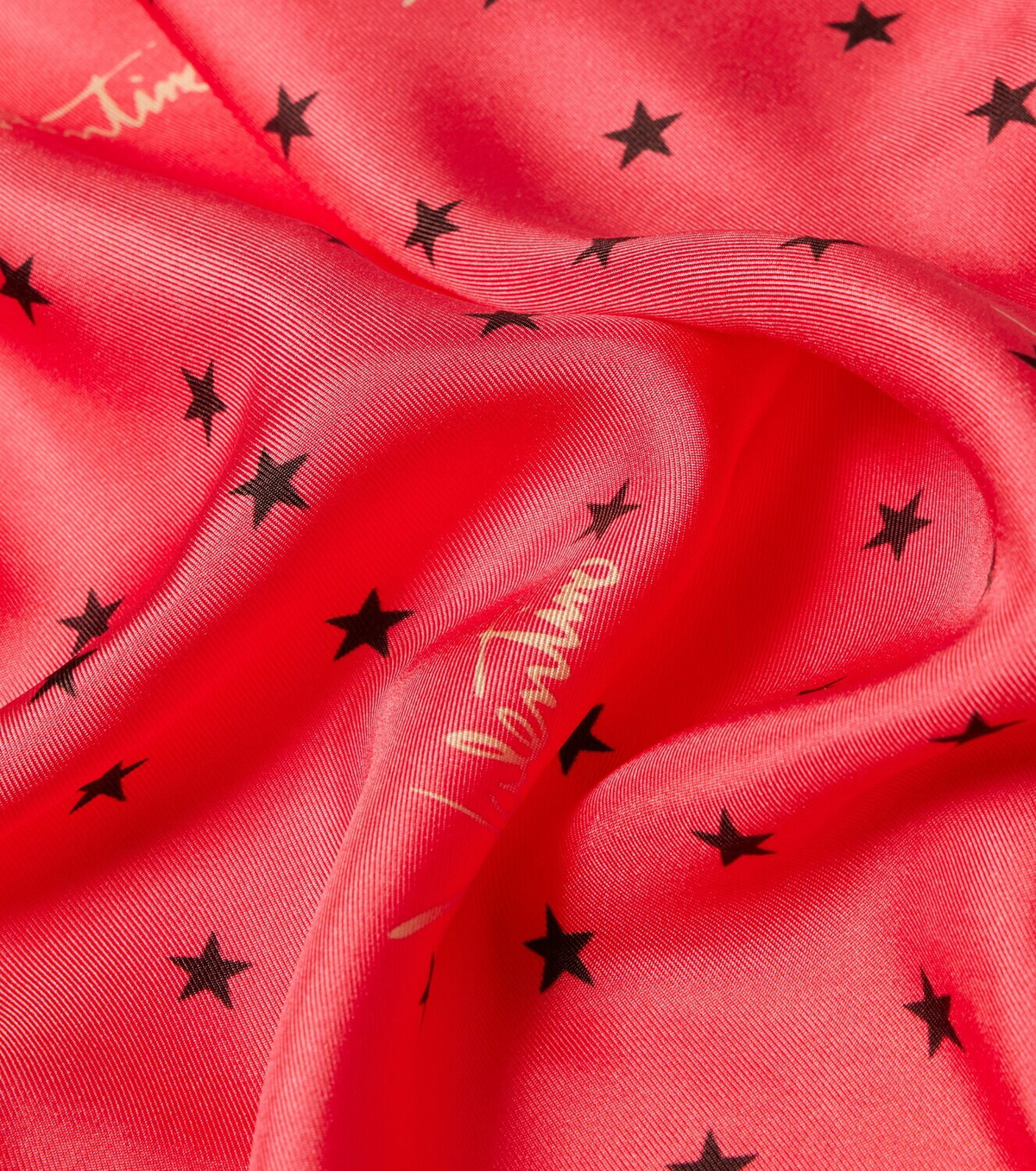 Valentino Printed silk twill scarf
