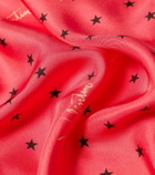Valentino Printed silk twill scarf