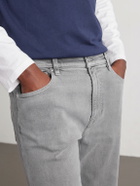 FRAME - Modern Straight-Leg Jeans - Gray
