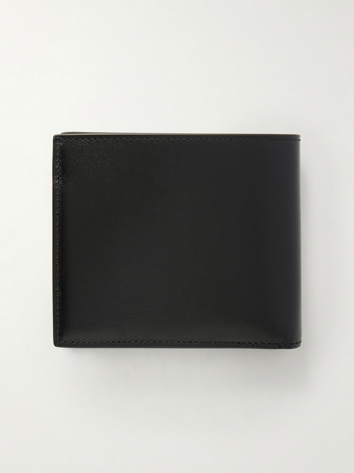SAINT LAURENT - Logo-Embellished Leather Bifold Wallet with Money Clip