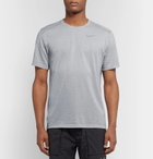 Nike Running - Rise 365 Perforated Breathe Dri-FIT T-Shirt - Men - Light gray