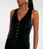 Etro Cotton velvet vest