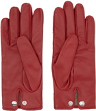Ernest W. Baker Red Studded Gloves