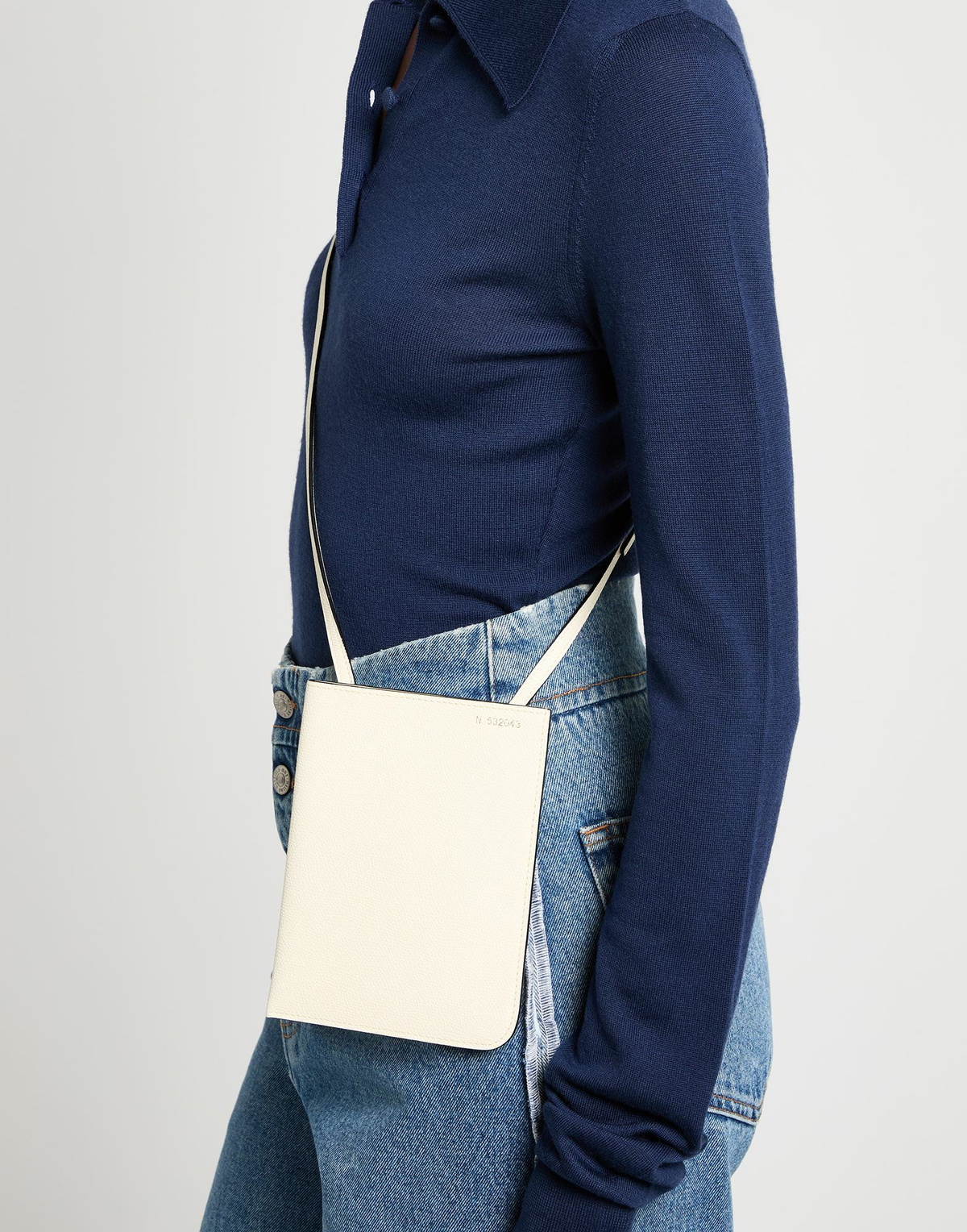 Valextra Womens Cross-body bag Ivory