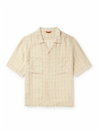Barena - Solana Camp-Collar Linen, Lyocell and Cotton-Blend Shirt - Neutrals