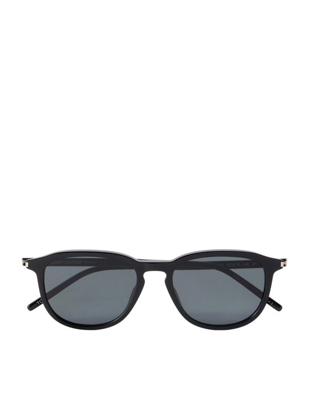 Photo: SAINT LAURENT - SL 939 Round-Frame Recycled Acetate Sunglasses - Black