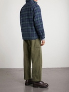 Neighborhood - Straight-Leg Double-Knee Cotton-Canvas Trousers - Green