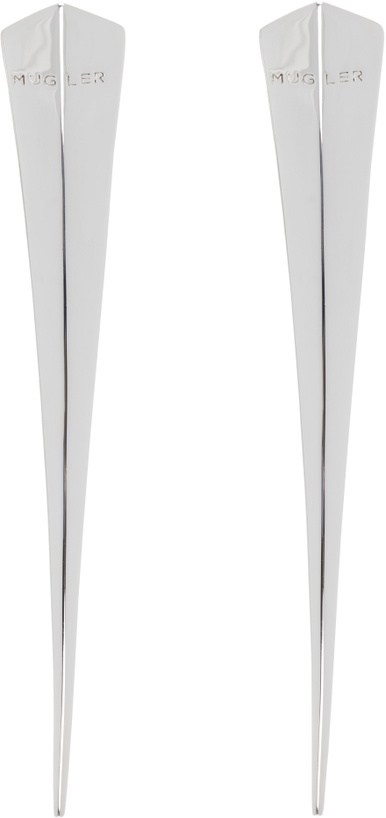 Photo: Mugler Engraved-Logo Earrings