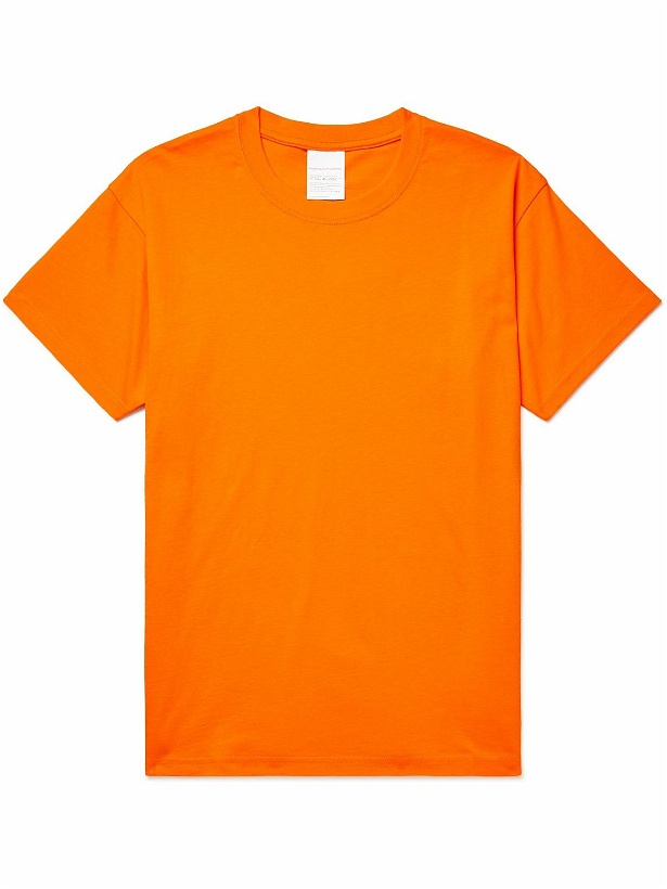 Photo: Stockholm Surfboard Club - Alko Logo-Print Organic Cotton-Jersey T-Shirt - Orange