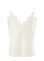 Rohe Lace-trimmed Silk-satin Camisole top Cream
