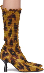 Amy Crookes Black & Tan Lucienne Boots