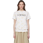 Loewe White Floral Logo T-Shirt