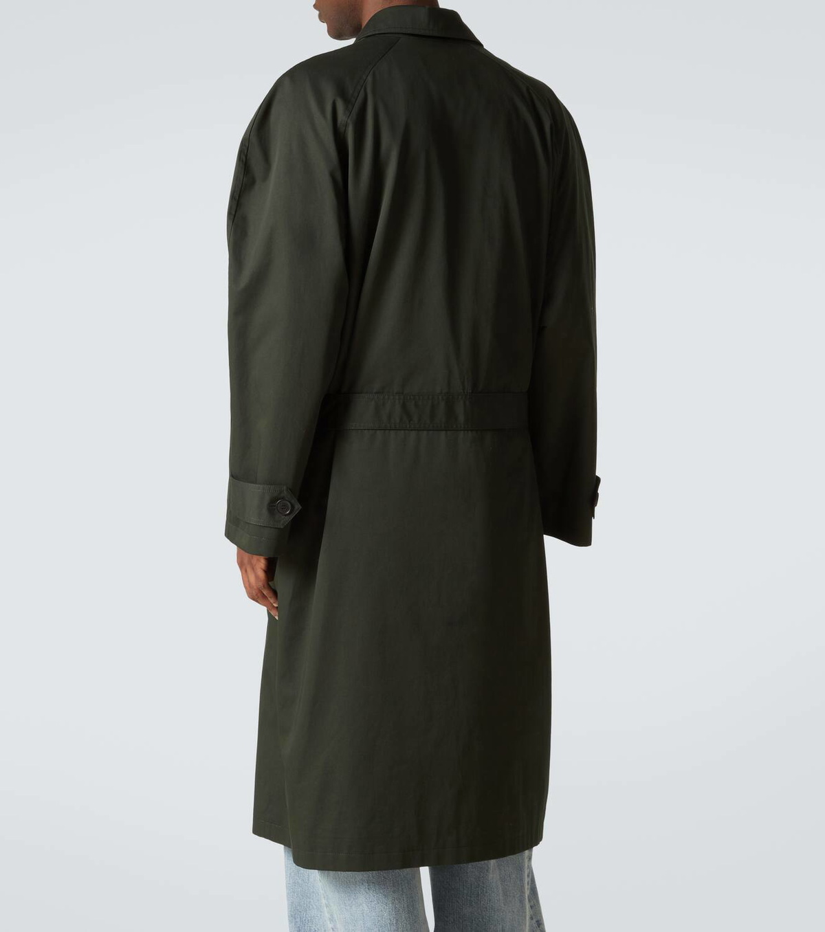 Balenciaga Belted cotton car coat