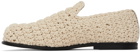 JW Anderson Off-White Crochet Loafers