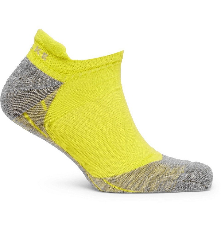 Photo: FALKE Ergonomic Sport System - RU4 Stretch-Knit No-Show Socks - Yellow