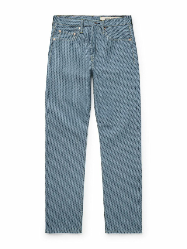 Photo: KAPITAL - Century Slim-Fit Straight-Leg Embroidered Jeans - Blue