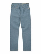 KAPITAL - Century Slim-Fit Straight-Leg Embroidered Jeans - Blue