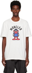 Moncler White Printed T-Shirt