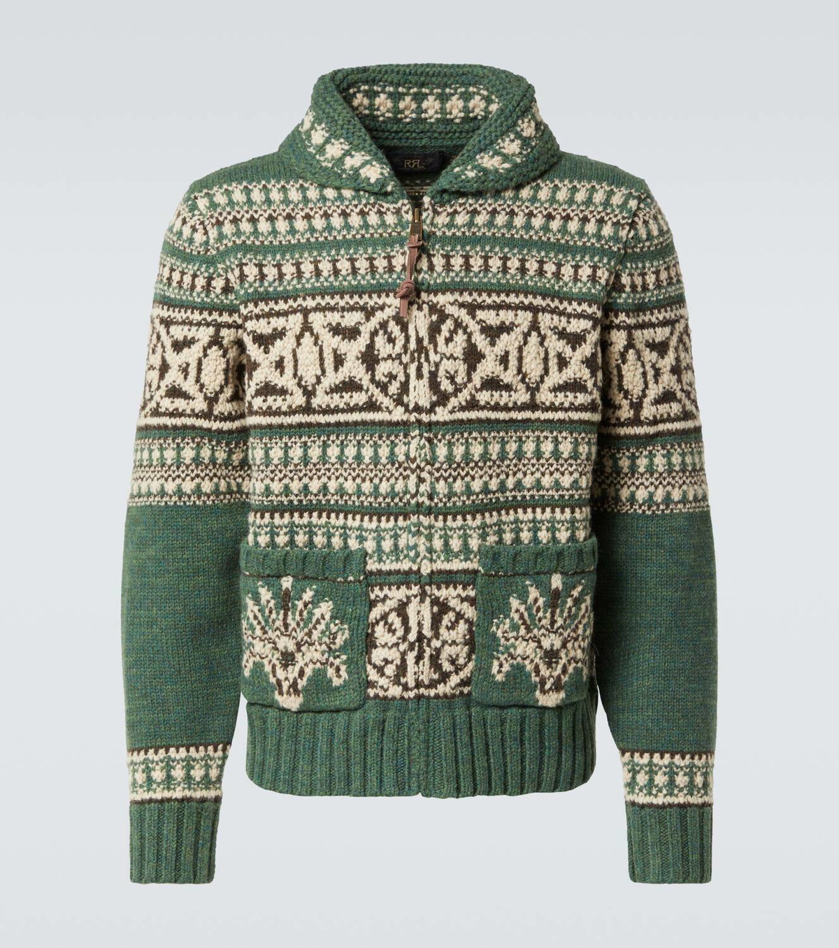 RRL Wool zip-up sweater RRL