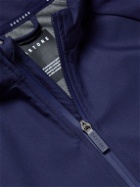 Castore - Logo-Print Fleece-Back Stretch-Shell Jacket - Blue