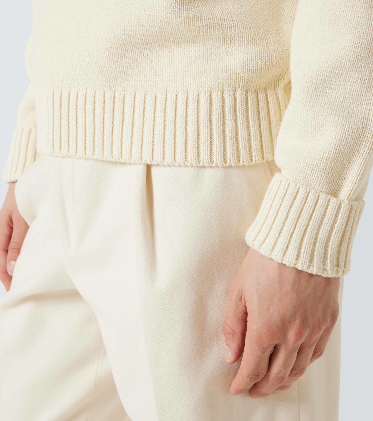 Dunhill Cable-knit cotton sweater