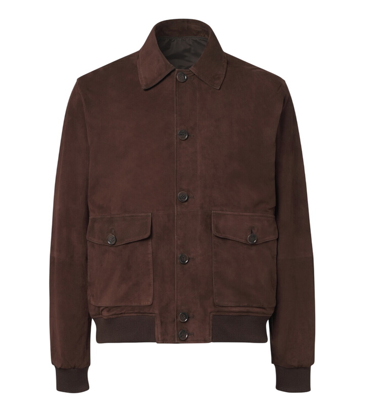 Photo: Arma Tomme reversible suede blouson jacket