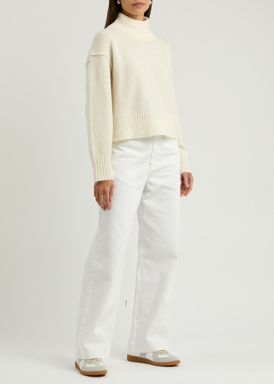 Day Birger ET Mikkelsen Robyn Brushed-knit Jumper Ivory