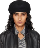 Weekend Max Mara Black Pitti Beret