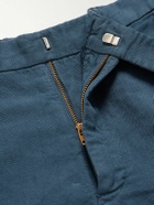 Sid Mashburn - Sport Straight-Leg Hemp and Cotton-Blend Canvas Trousers - Blue