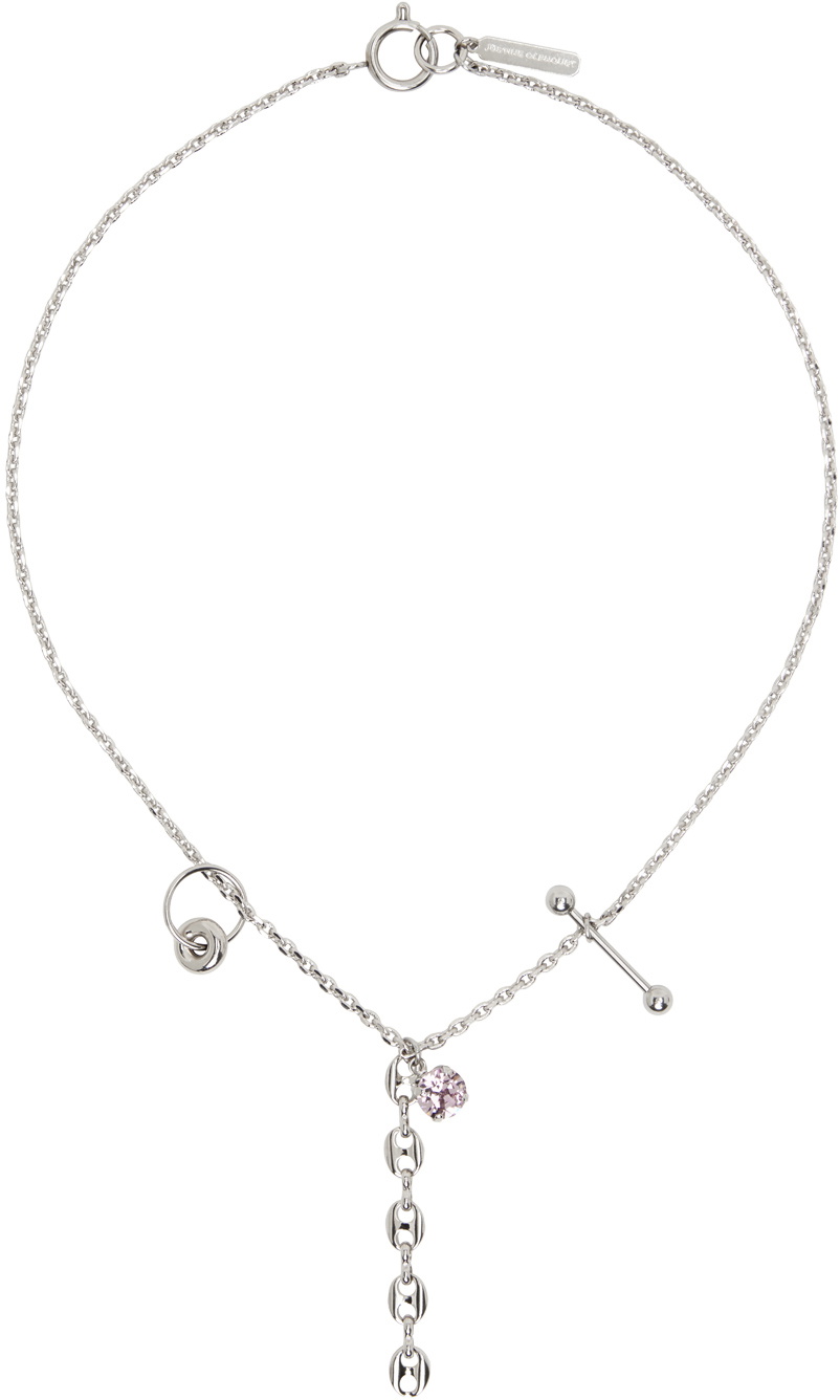 Justine Clenquet Silver Althea Necklace Justine Clenquet