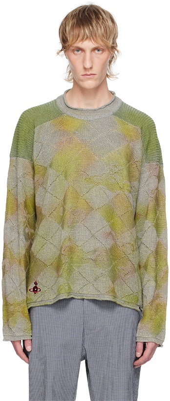 Photo: Vivienne Westwood Green Vented Sweater