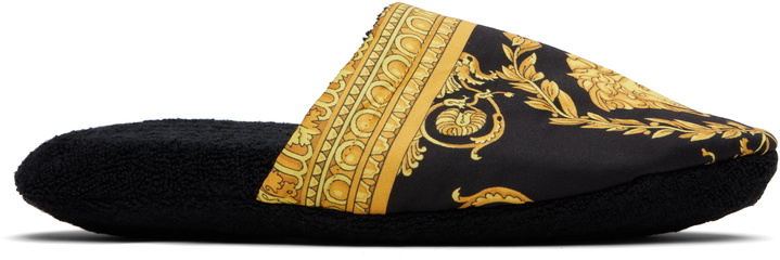 Photo: Versace Black 'I Heart Baroque' Slippers