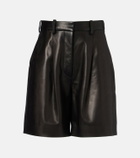 Joseph Suze leather shorts