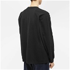Afield Out Men's Long Sleeve Manifest T-Shirt in Black